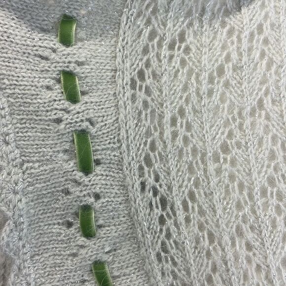 Anne Klein scarf Angora blend light green - Picture 8 of 8